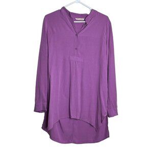 Soft Surroundings Symphony Night Tunic Iris Orchard Purple Size‎ X-Small NWT